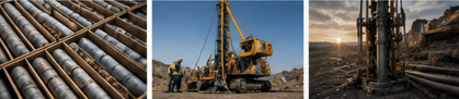 Drilling and sampling operations